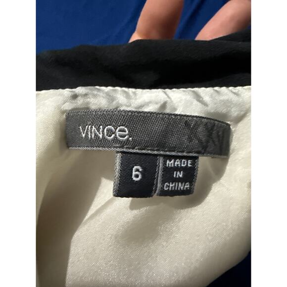 Vince 100% silk floral sleeveless sundress womens 6 boho classic preppy evening - Picture 6 of 10